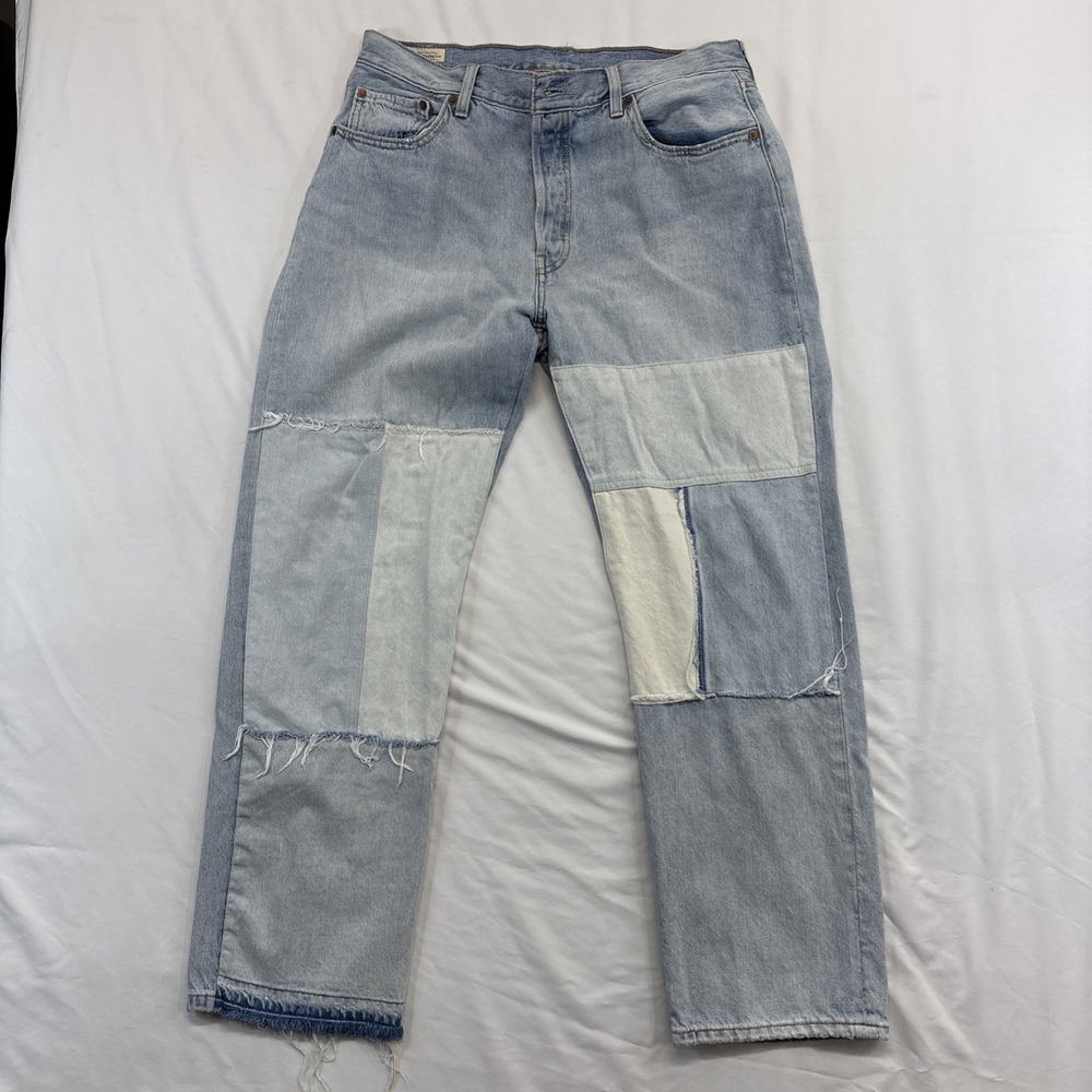 Levi's 501 90'S Jeans Women's 31x30 Freehand Folk Premium Light Wash Throwback